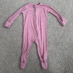 Little Sleepies Heather Mauve Zippy